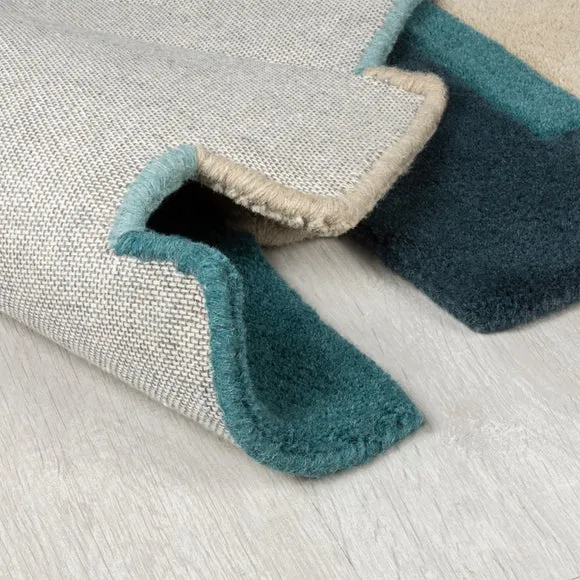 Collage Modern Cut-Out Wool Rug 5