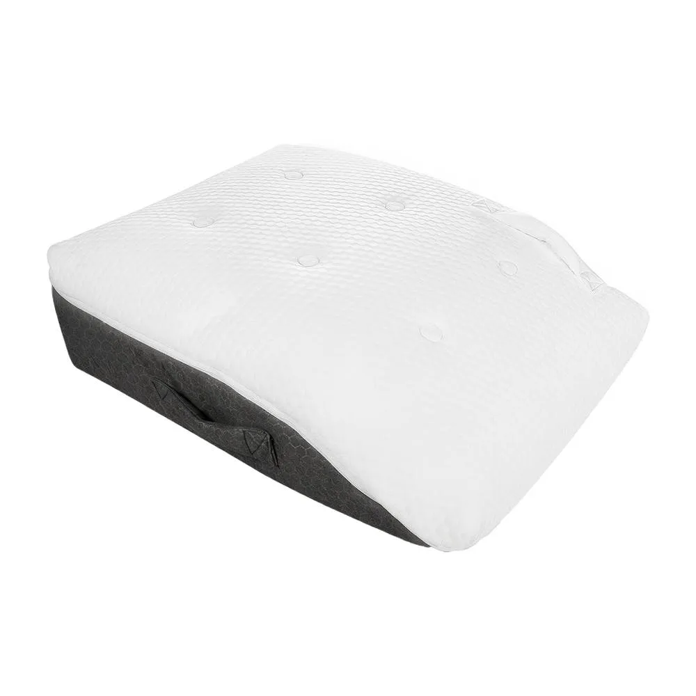 Lavio Leg Elevation Pillow Momory Foam Wedge Knee Hip Lower Back Pain Relief in White