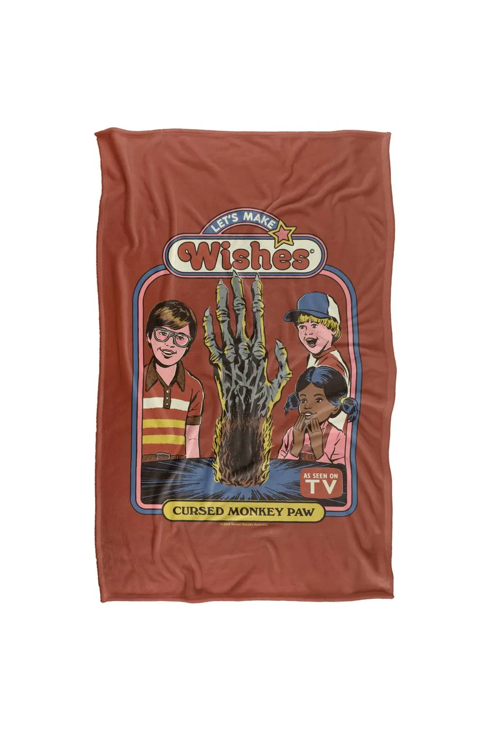 Steven Rhodes Let'S Make Wishes Silky Touch Super Soft Throw Blanket
