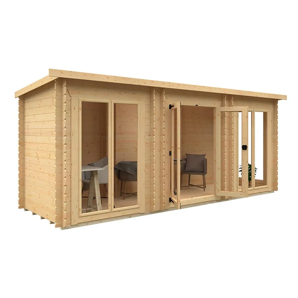 Buttercup Farm 18 x 6 Feet Astoria 19mm Flex - L525 x W175 x H217 cm - Natural 2