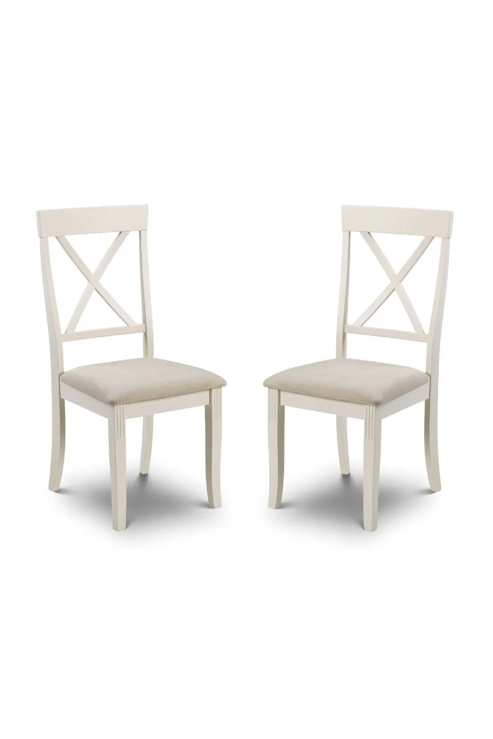 Julian Bowen Davenport Dining Chair (Set of 2) in Ivory 5