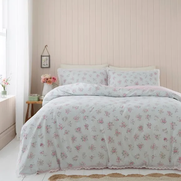 Audrey Ditsy Duvet Cover & Pillowcase Set 1