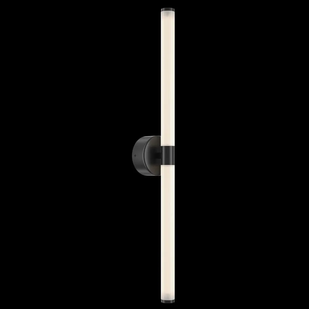 Netlighting Maytoni Axis Modern Up & Down Wall Lamp Black 3000K 4