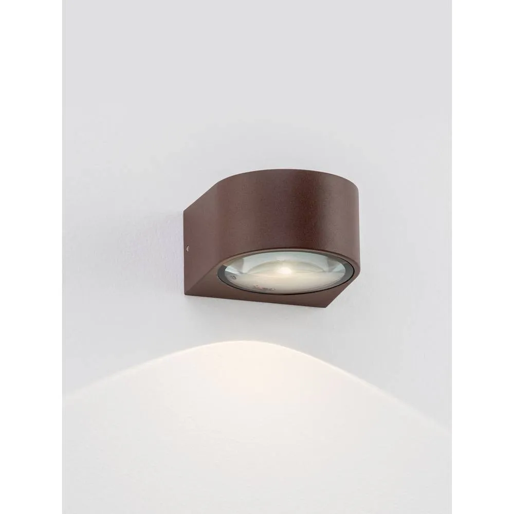 Netlighting Opera Outdoor Wall Down Lamp Corten LED 6W 478lm IP54 3000K in Brown 5