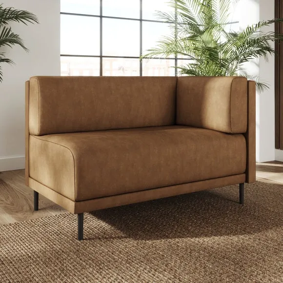 Mae Corner Dining Bench, Faux Leather 2