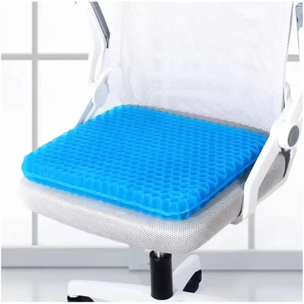 Kelvenix Blue（40*35*2.5CM） Orthopaedic Gel Seat Cushion in Blue