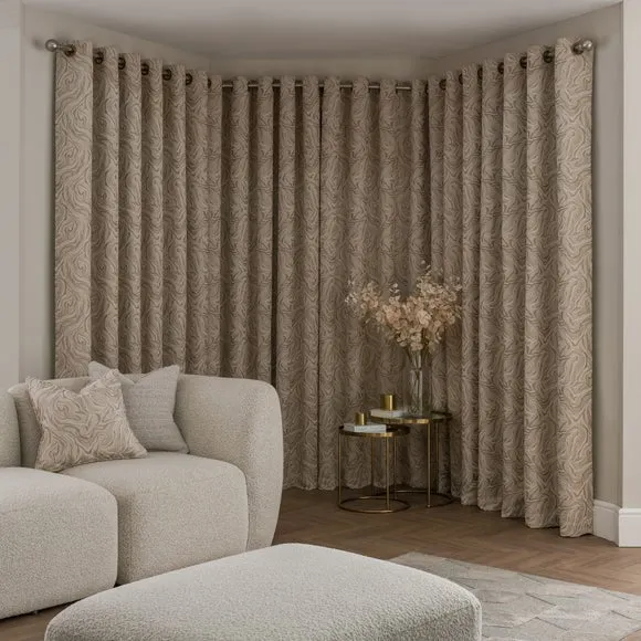 Magma Marbled Eyelet Curtain 4