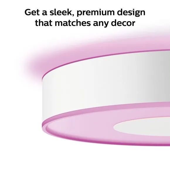 Philips HUE Xamento Large Smart LED Bathroom Flush Ceiling Light 3