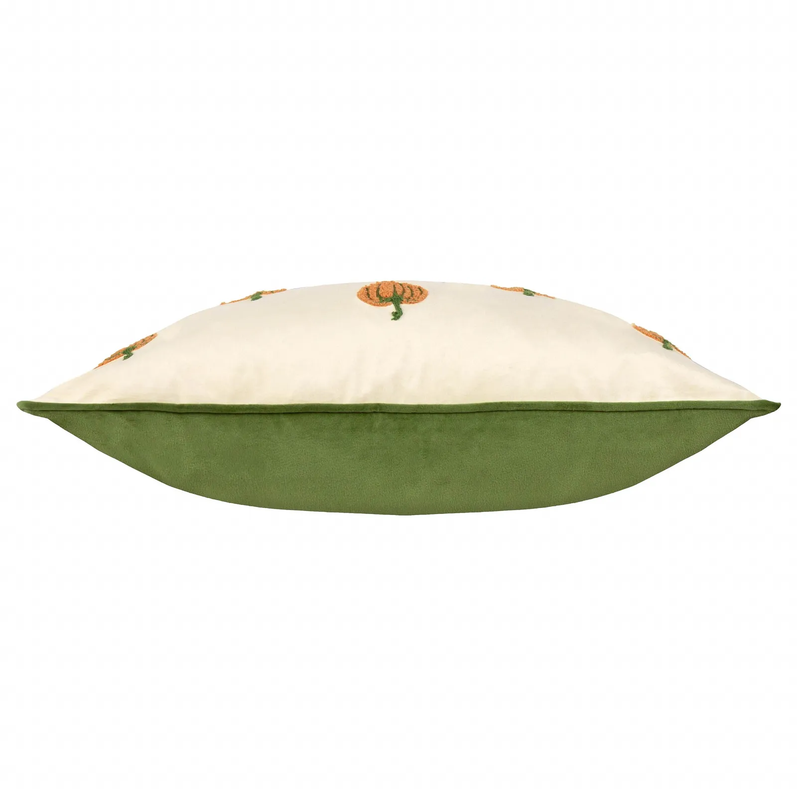 Wylder Pumpkin Spice Piped Velvet Cushion 4