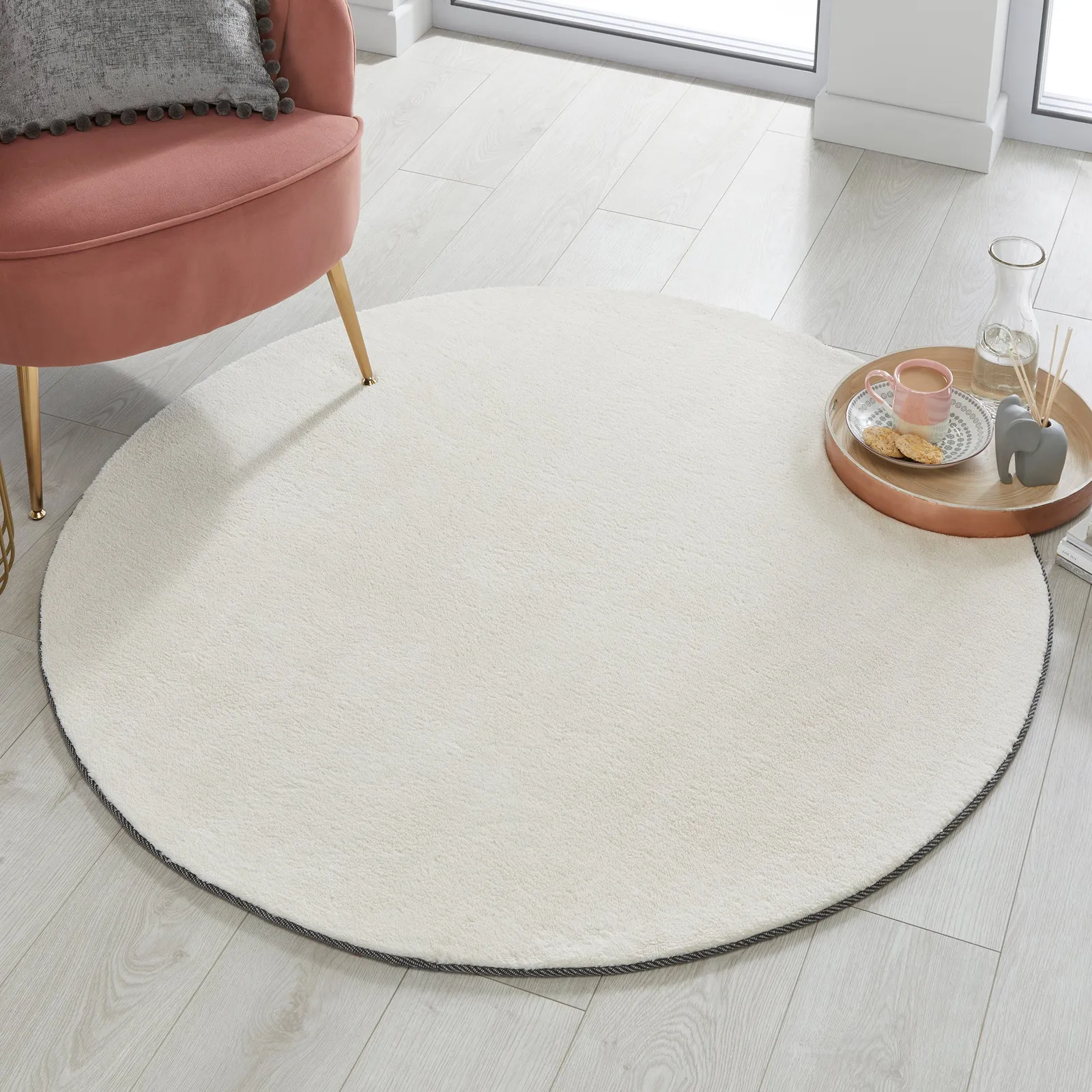Cleo Circle Rug Cleo Ivory