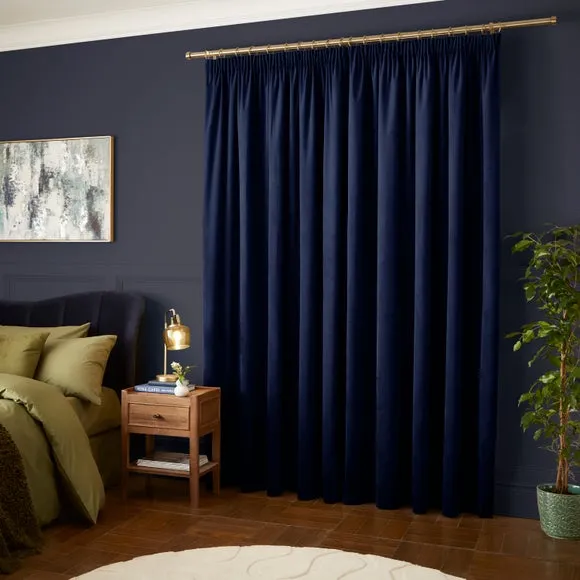 Luxe Velour Pencil Pleat Curtains 4