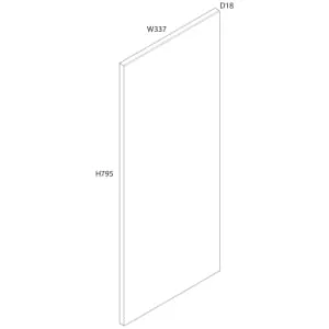 Wickes Orlando Scandi Oak 18mm Decor Wall End 2