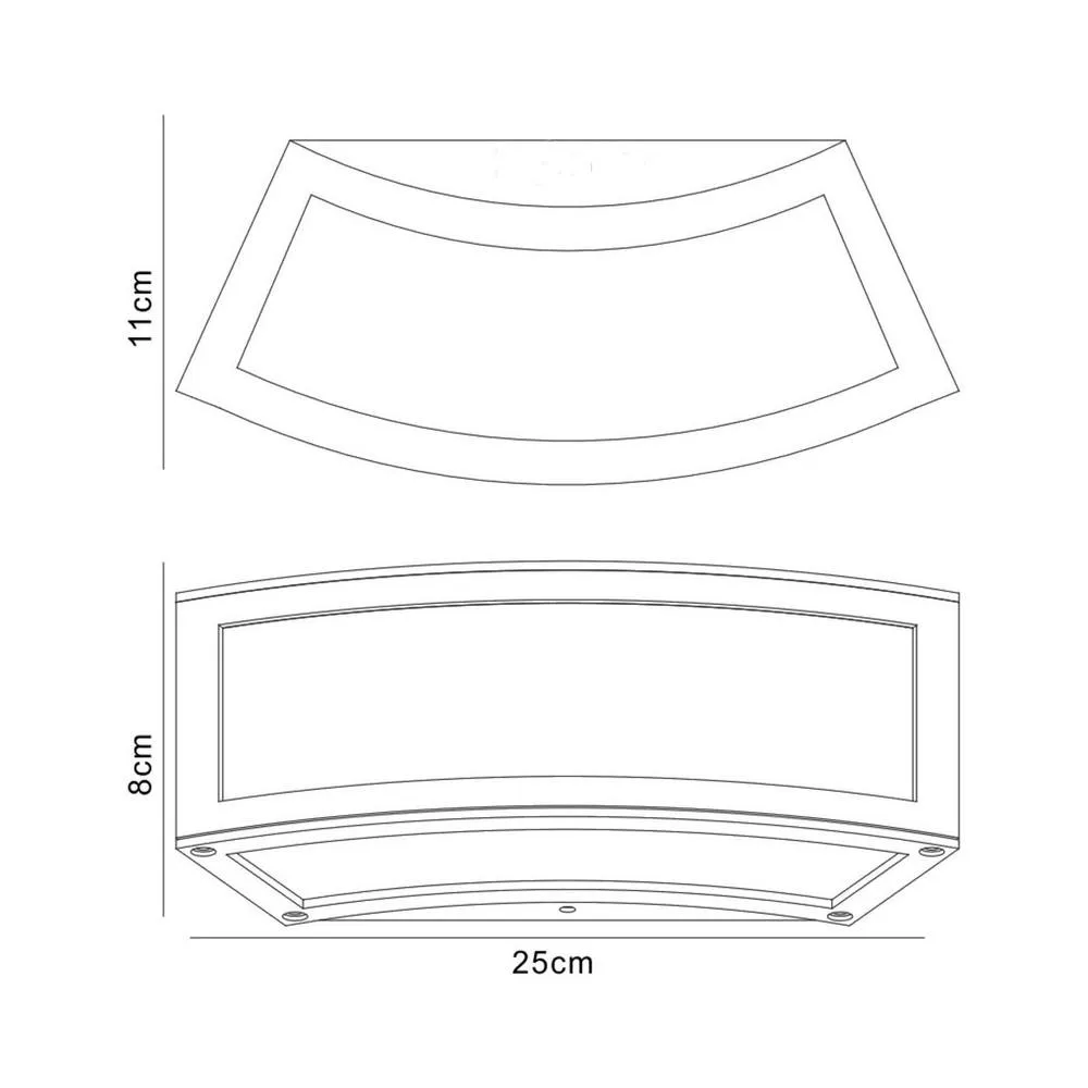 Netlighting Duna E27 Flush Wall Lamp 1 Light E27 Polished Chrome White Acrylic in Grey 2