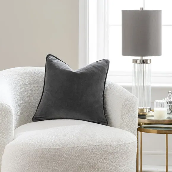 Clara Cotton Velvet Square Cushion 1