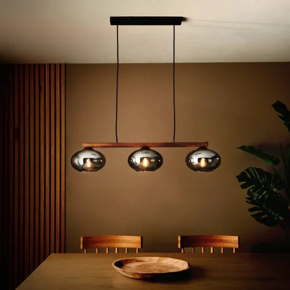 Bowen Industrial 3 Light Adjustable Diner Ceiling Light 2