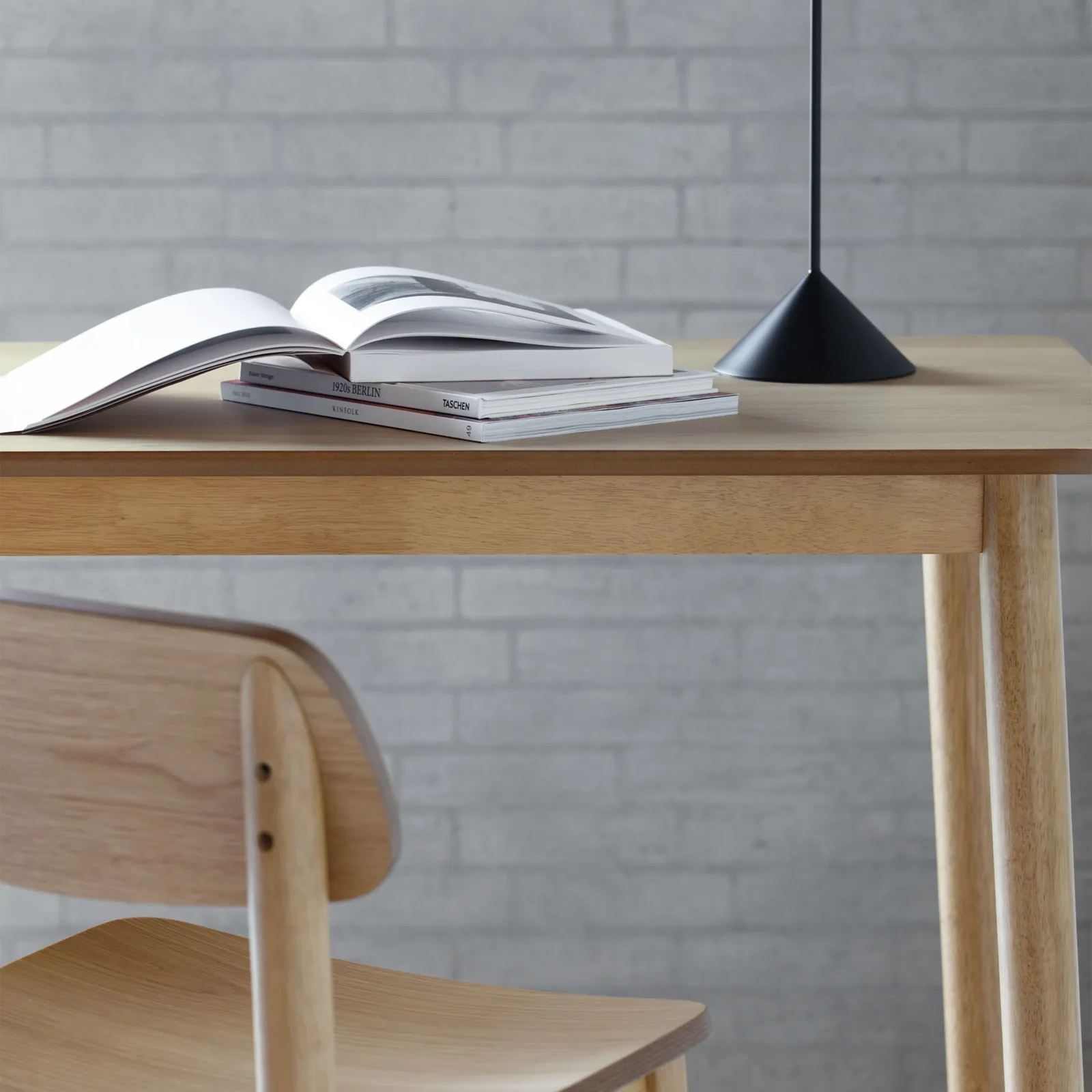Furniture To Go Barlow Bar Table in Matt Oak in Light Brown 4
