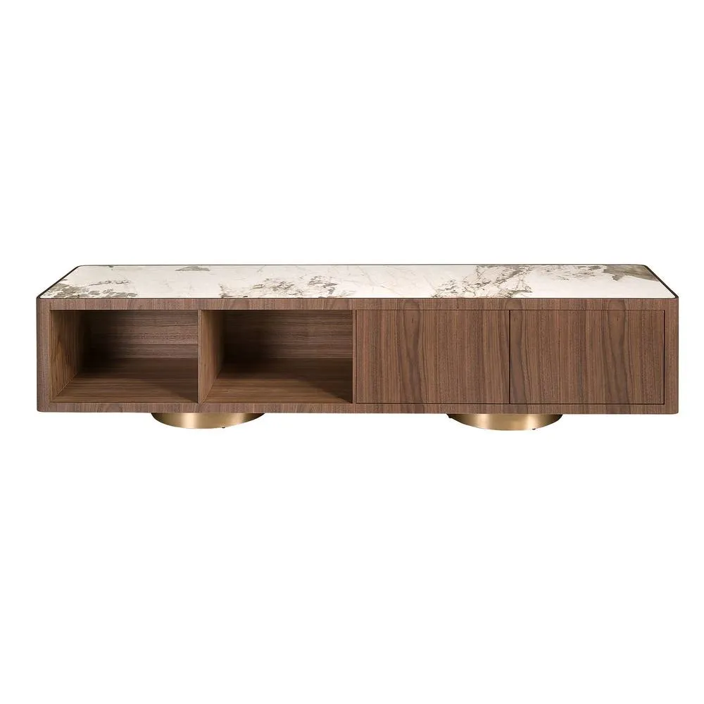 Angel Cerda Modern TV Unit in Walnut 2