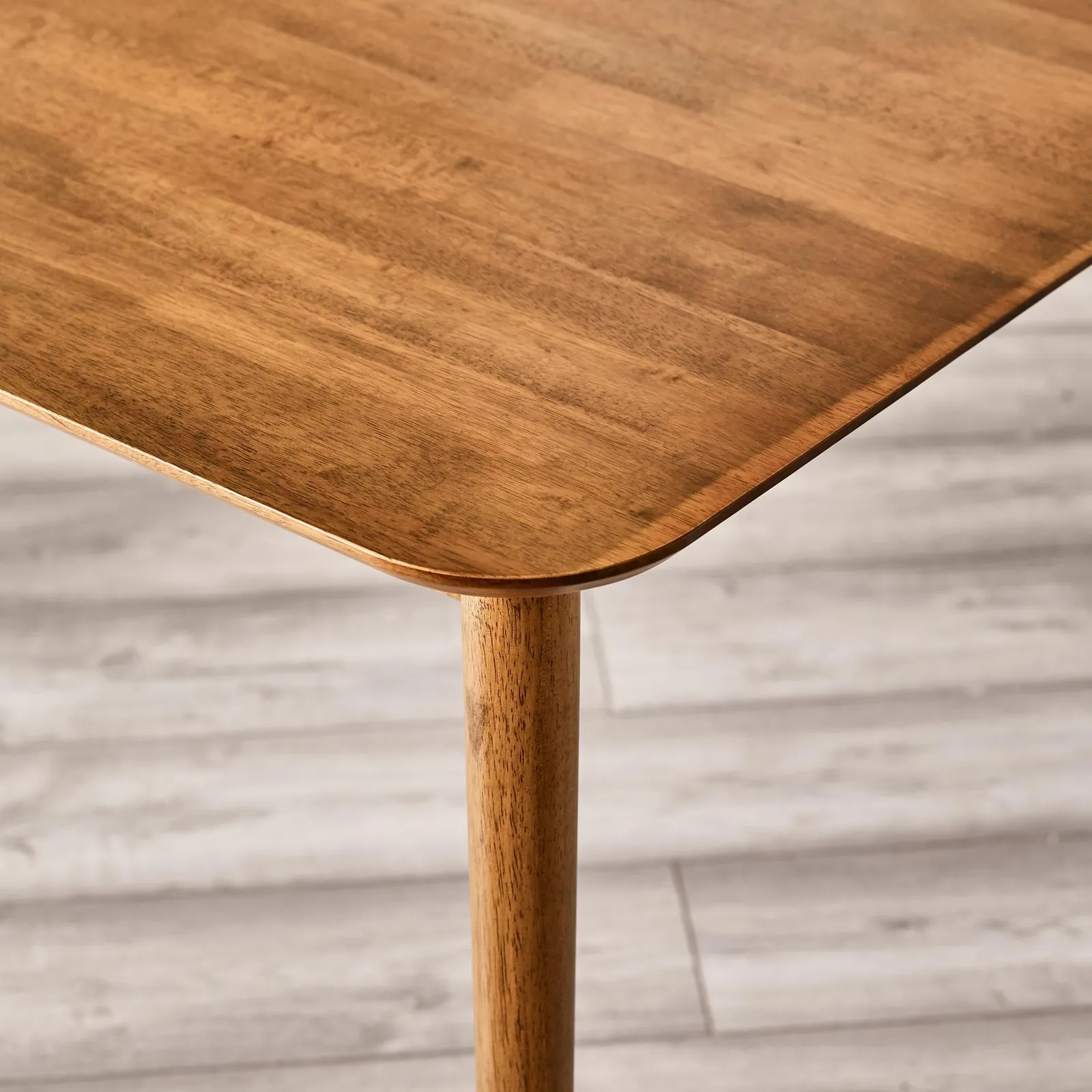FurnitureboxUK Lynton Small Walnut Colour Wooden Dining Table & 4 Dining Chairs 6