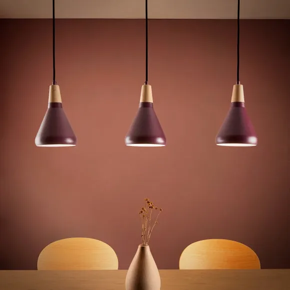 Wolston 3 Light Adjustable Diner Ceiling Light 2