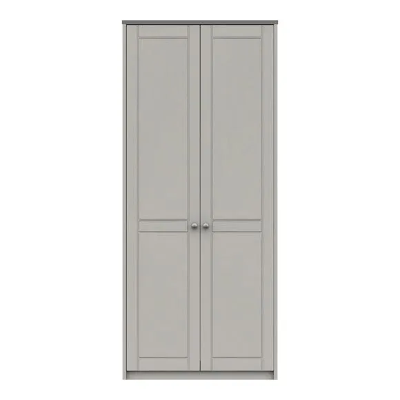 Darwin Double Wardrobe, Grey