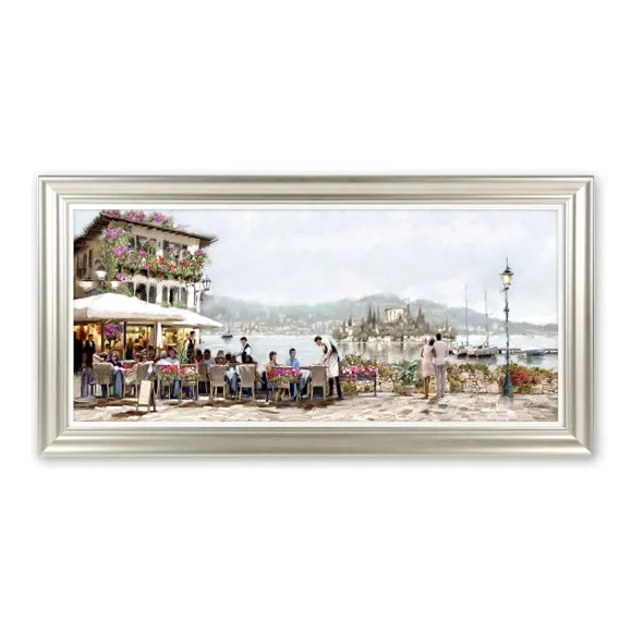 Lake Cafe by Richard Macneil Framed Print 2
