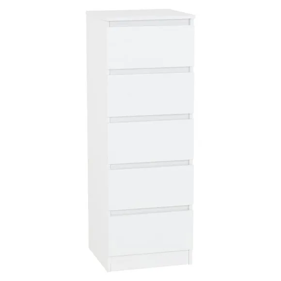 Walker 5 Drawer Narrow Chest 3