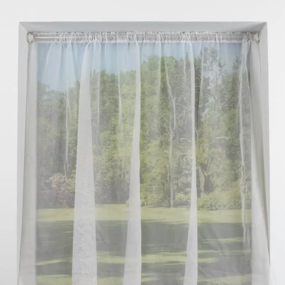 Extendable Metal Eyelet Curtain Tension Pole 3