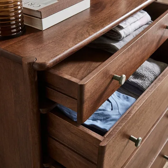 Elma 4 Drawer Chest, Mango Wood 3
