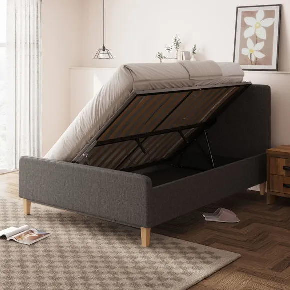 Ashbourne Fabric Side Lift Ottoman Bed Frame 2