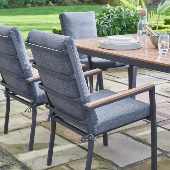 Easton 6 Seater Outdoor Dining Set 5