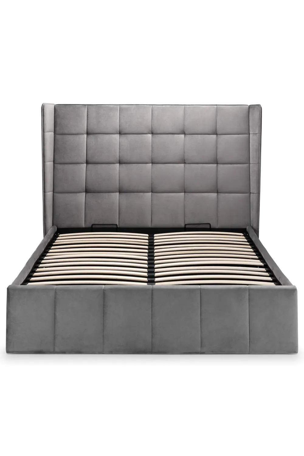 Julian Bowen Gatsby Upholstered Ottoman Storage Bed in Grey 5