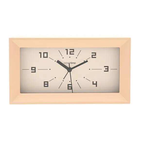 Hometime Rectangle Analogue Alarm Clock 1