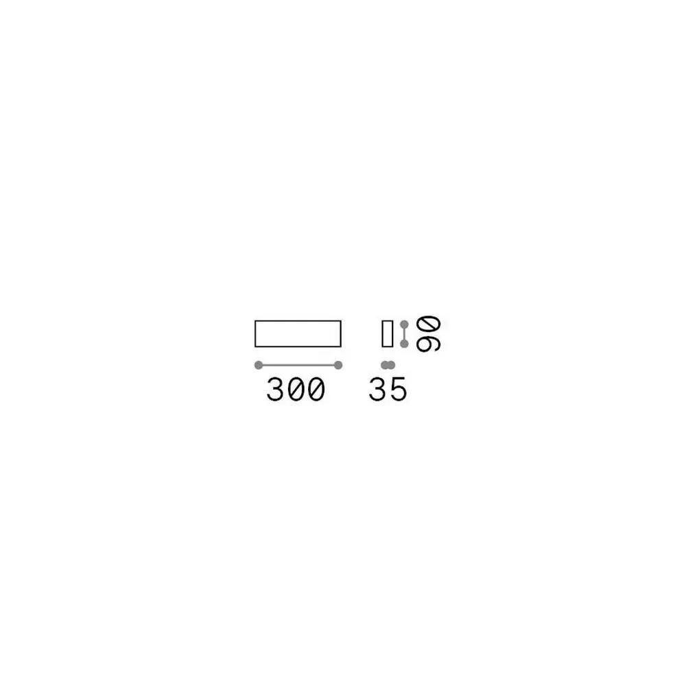 Netlighting Delta 30cm Up & Down Wall Lamp White 3x G9 2
