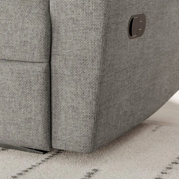 Murphy Chenille Manual Recliner 2 Seater Sofa 5