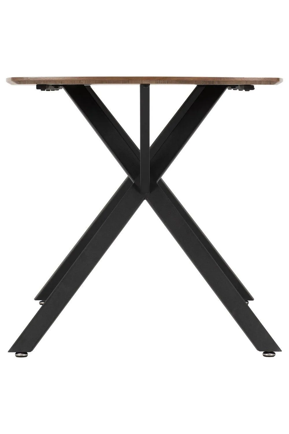 Seconique Athens Rectangular Dining Table in Dark Brown 3