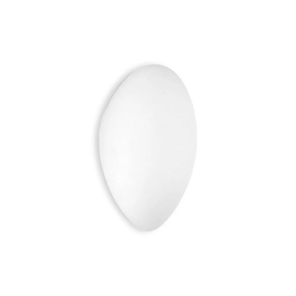 Netlighting Glass 235Mm Flush Wall Fixture White E27 60W