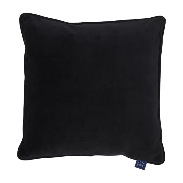 Plush Velvet Cushion  Black