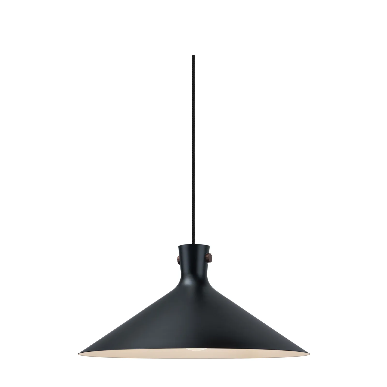 Nordlux Dorina Pendant Light Black Metal Dining Room E27 Mains 45cm