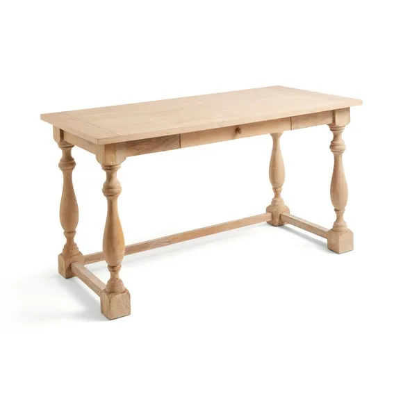 Bridget 1 Drawer Desk, Mango Wood 6
