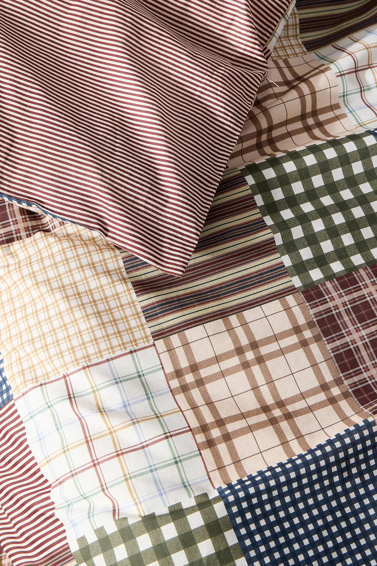 Check Patch Reversible Duvet Set 6