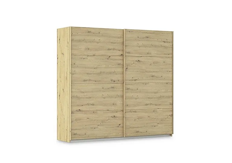 Freja 226cm 2 Door Sliding Oak Wardrobe