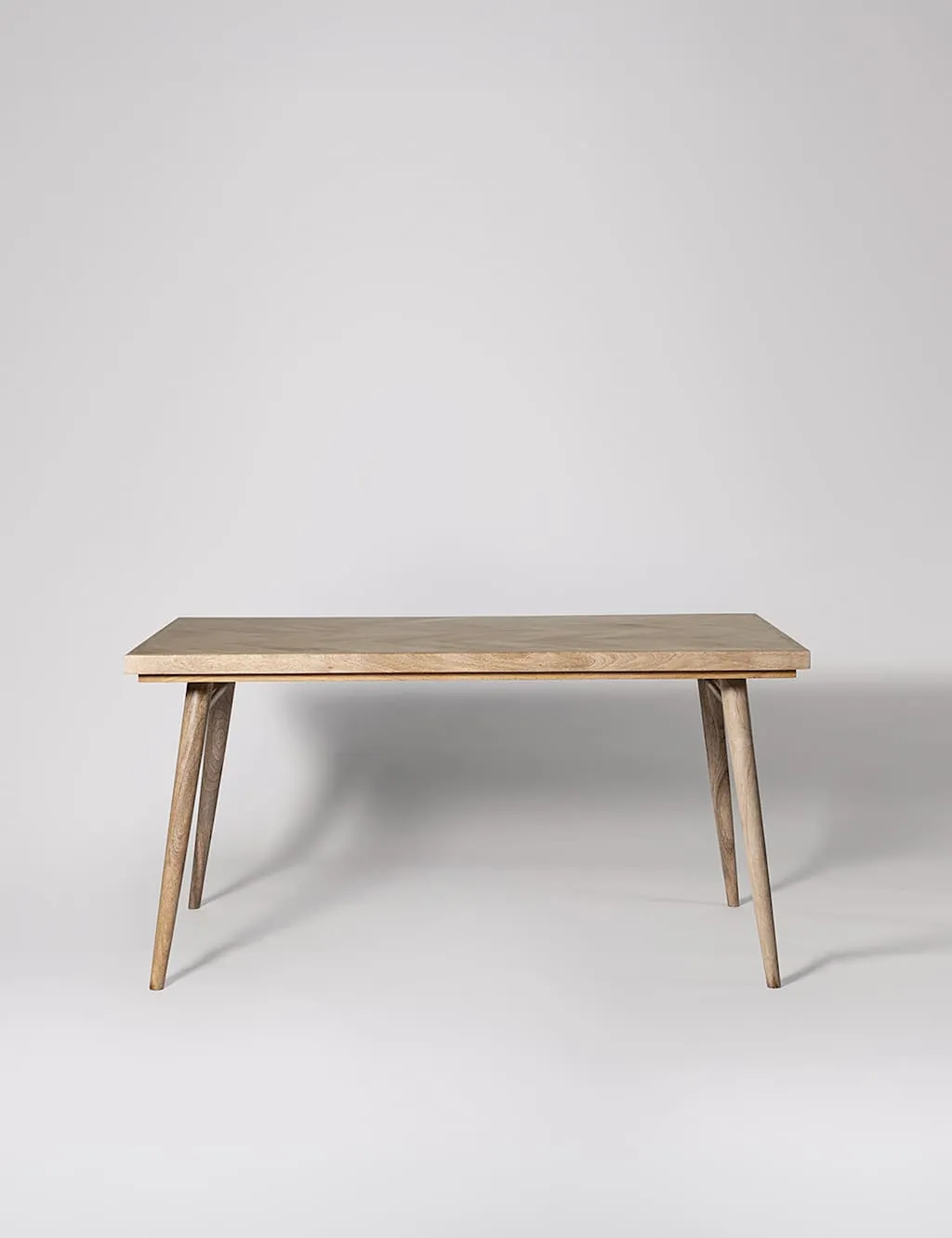 Swoon Metz Mango Wood 6 Seater Dining Table Light Brown