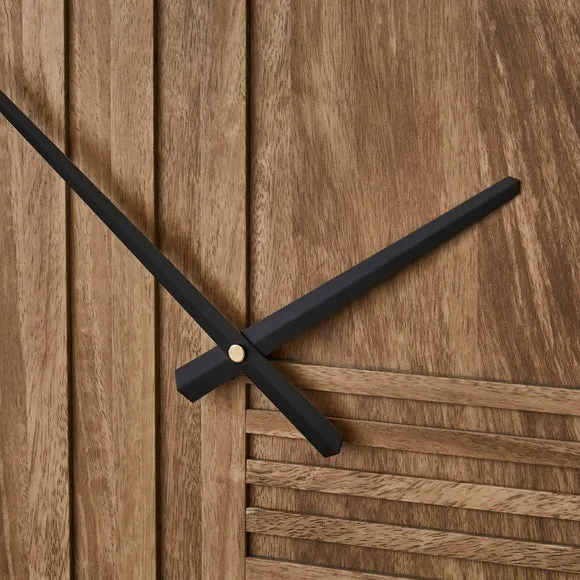 Bryant Round Wooden Wall Clock 2