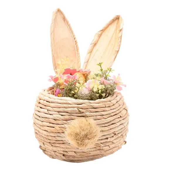 Eggstraordinary Gift Co. Easter Faux Flower Decoration with Bunny Ears