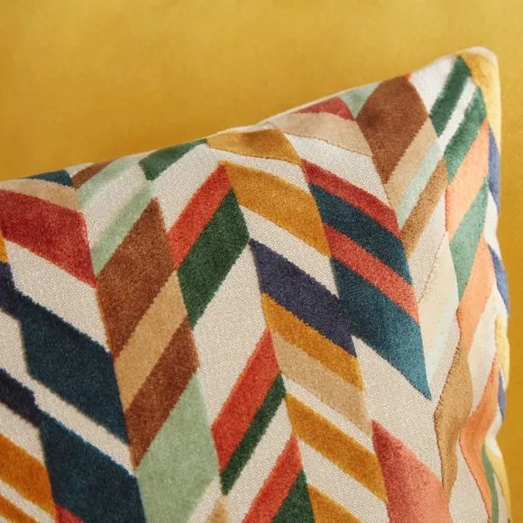 Cut Velvet Rectangle Cushion 4