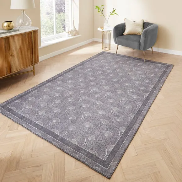 Catherine Lansfield Deco Peacock Rug 1