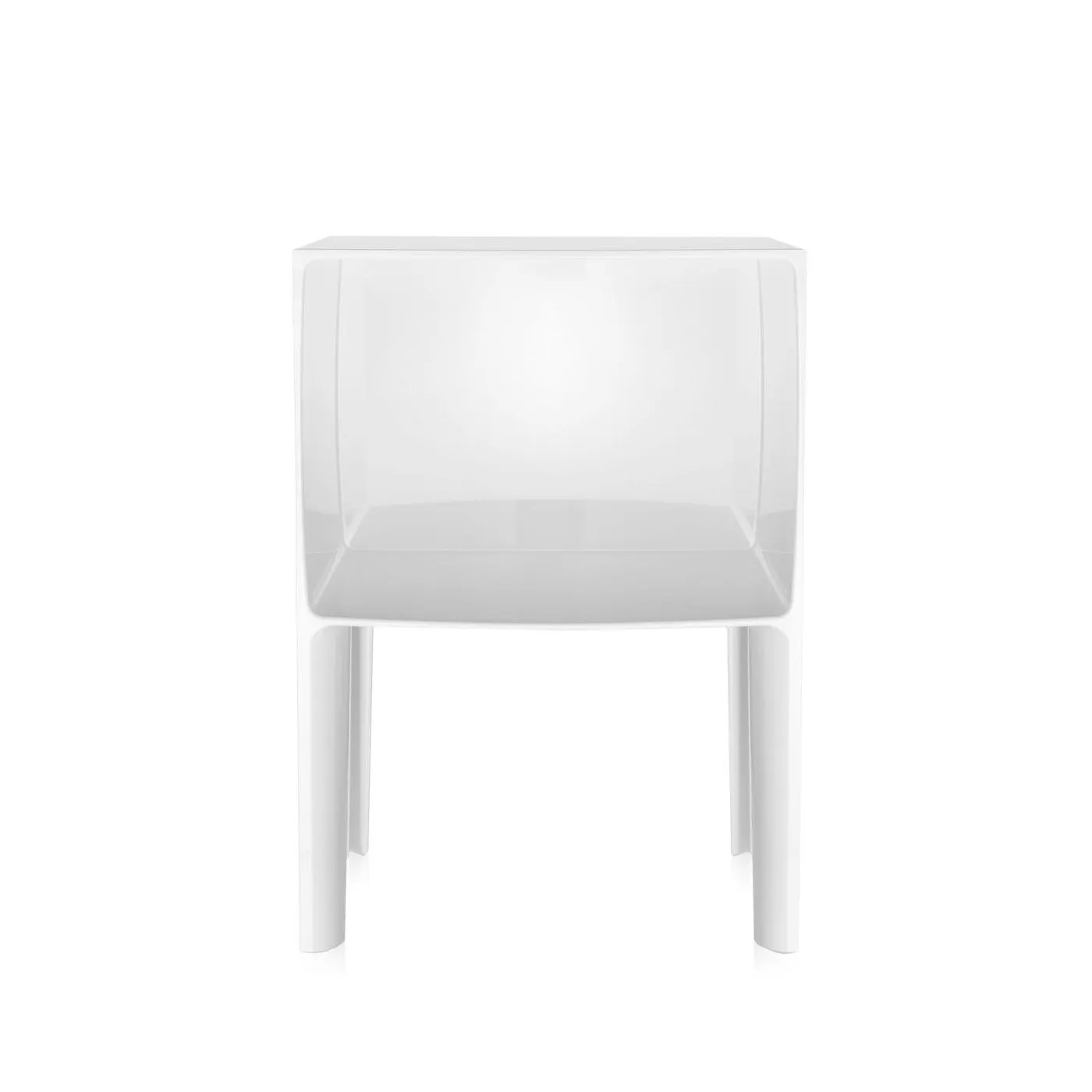 Kartell Ghost Buster Small Side Table in Flat White