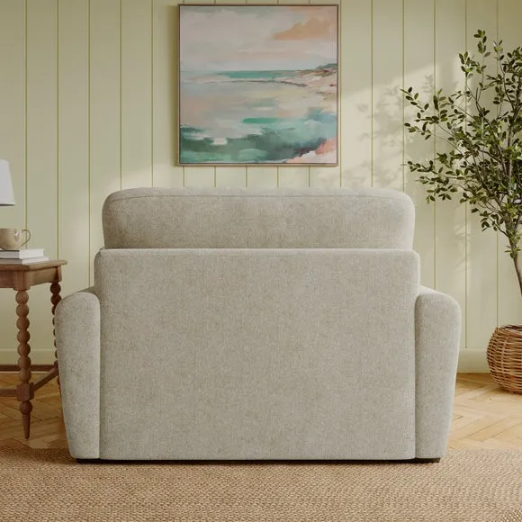 Milton Soft Chenille Snuggle Chair 2