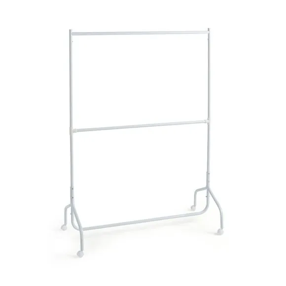2 Tier Clothes Rail on Wheels 3