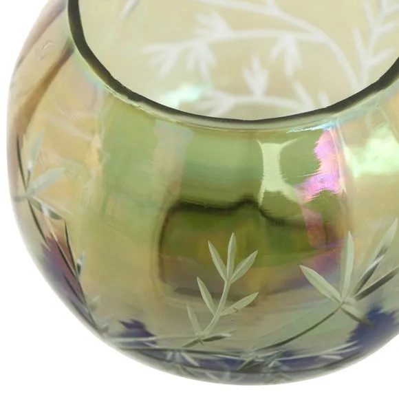 Bloom Engraved Shimmer Tealight Holder 5